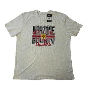 Call of Duty Warzone Bounty Hunters Gray T-Shirt Mens 2XL NWT Activision